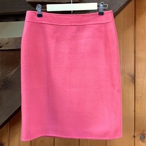 Talbots Petites Women's salmon pink Wool Blend Pencil Skirt Size 8 petite